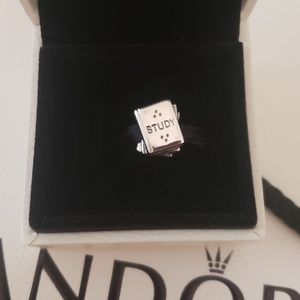 Study Books Pandora Charm